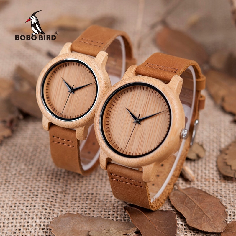 Bobo Bird Bamboo Couple Watches