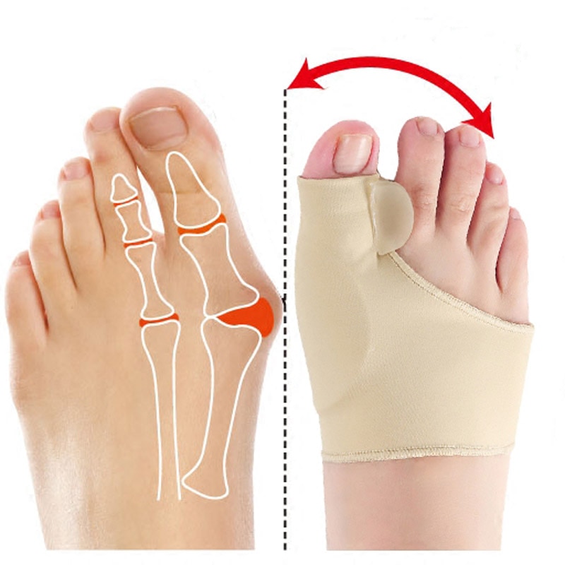 Orthopedic Toe Brace Bunion Corrector Socks - Silicone Toe Spreaders by Javsh