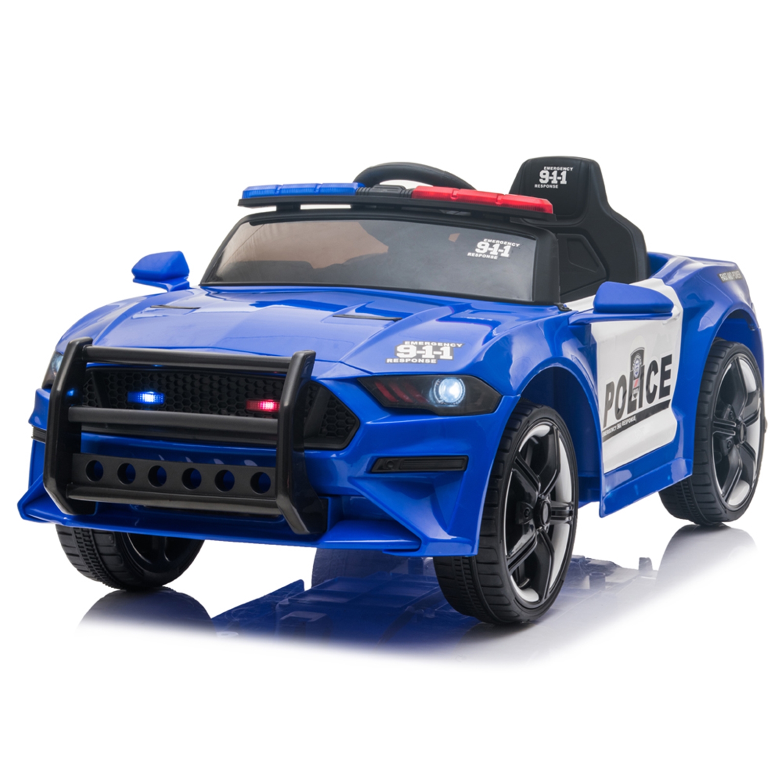 Kids Police Sports Car Blue