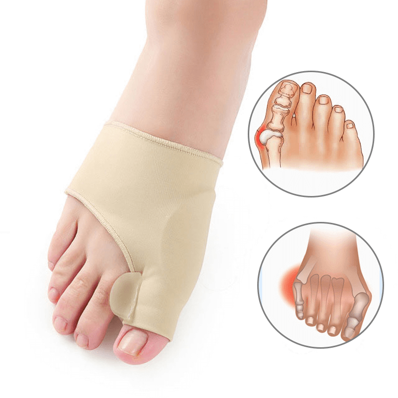 Orthopedic Toe Brace Bunion Corrector Socks - Silicone Toe Spreaders