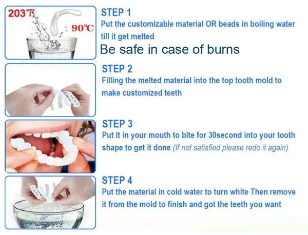 How to Use Snap on Smile Veneers?