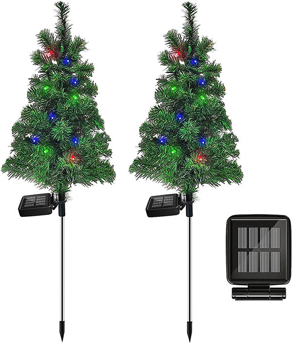 Solar Christmas Tree Outdoor Courtyard Decoration Landscape Lamp - Image 6
