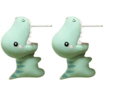 Cute Animal Bite Earrings | 3D Clay Earrings | Cartoon Earrings - Image 9