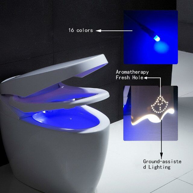 16-color Aromatherapy Intelligent Sensor Toilet Night Light - Image 3
