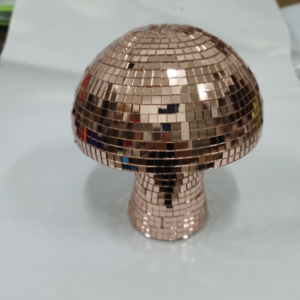 Mirror Glass Brick Mushroom Disco Ball Upholstery - Image 5