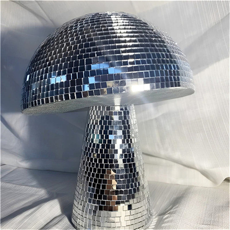 Mirror Glass Brick Mushroom Disco Ball Upholstery - Image 6