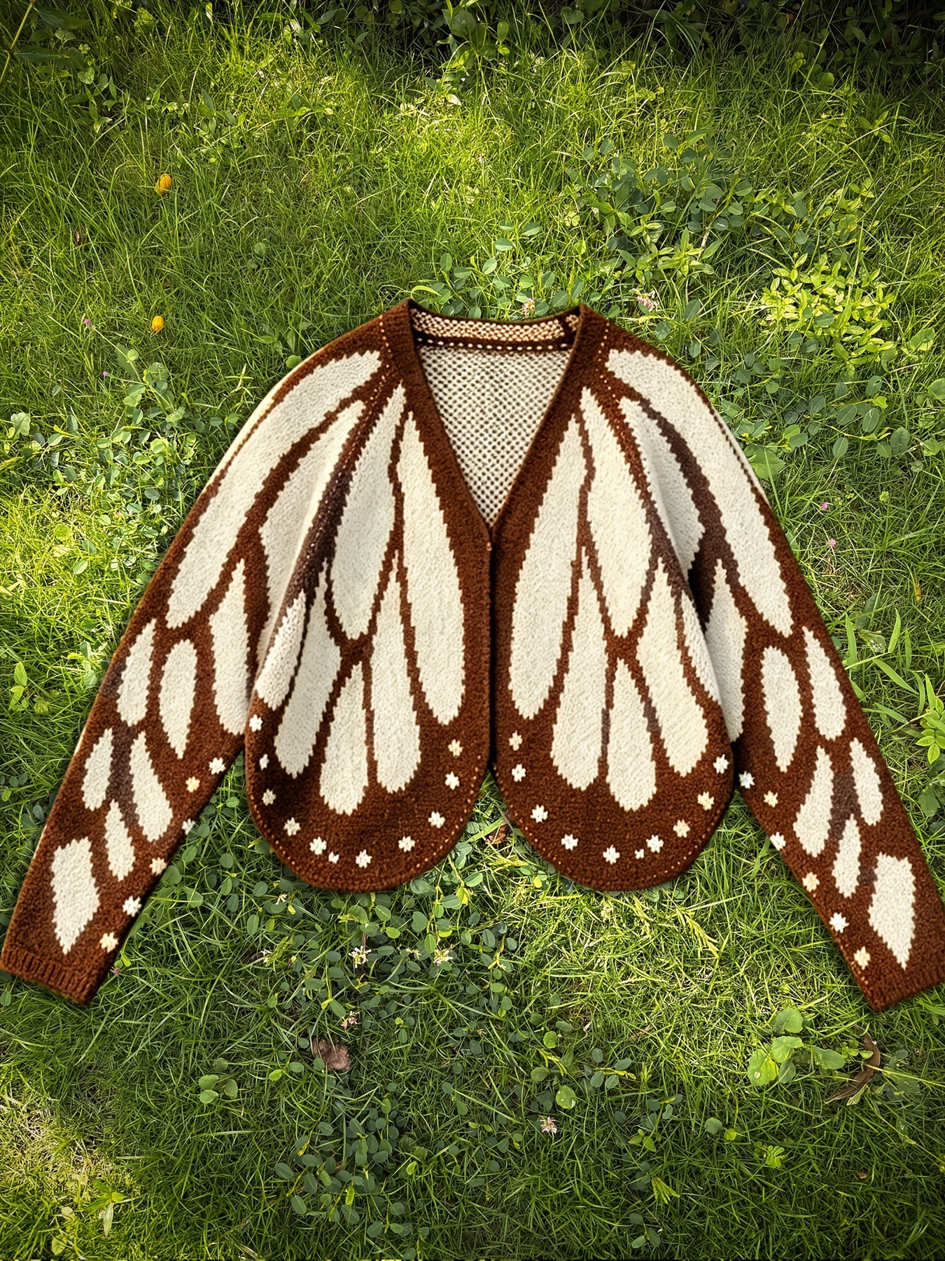 Women's Butterfly Knit Cardigan Sweater - Image 8