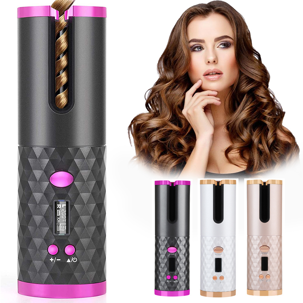 Rechargeable Portable Hair Curler | Hair Curling Iron Styer
