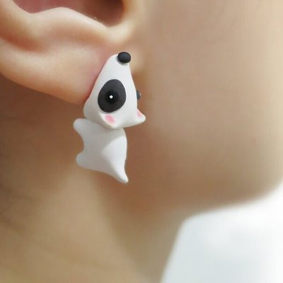 Cute Animal Bite Earrings | 3D Clay Earrings | Cartoon Earrings - Image 8
