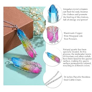 Women’s Transparent Geometric Diamond Crystal Necklace